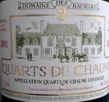 Baumard Quarts de Chaume 2001.jpg
