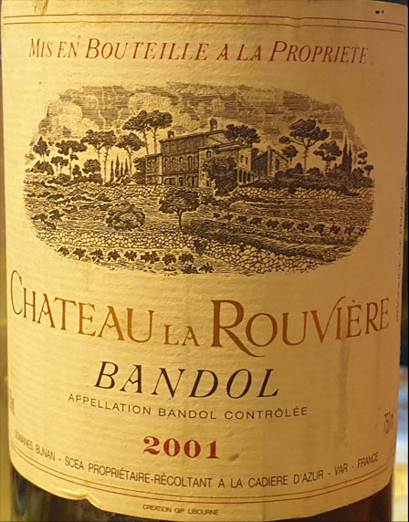Bandol La Rouvière 2001.jpg