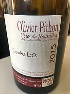 Olivier Pithon - Côtes du Roussillon Lais rouge 2015.jpg