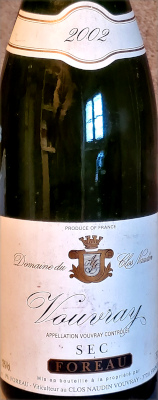 Foreau Vouvray sec 2002.jpg